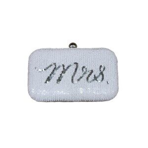 💍💎 Mrs. White & Silver Clutch 💎💍
